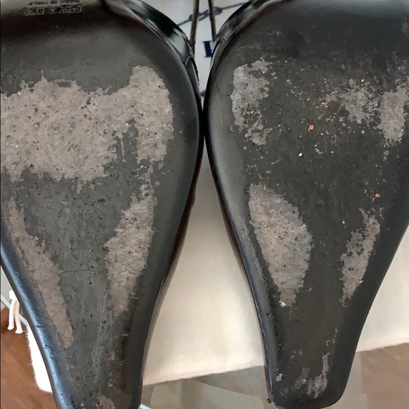 Prada Brown and Black Spazzolato Pumps - Picture 6 of 7